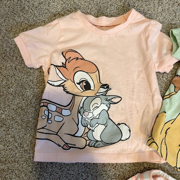 Disney Baby PJ Pyjamas Shorts Size 18 months - Picture 3 of 8